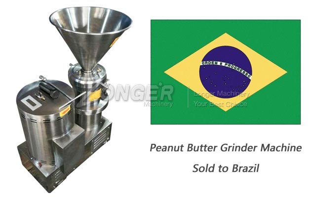 Peanut Butter Grinder Machine Sold to Brazil