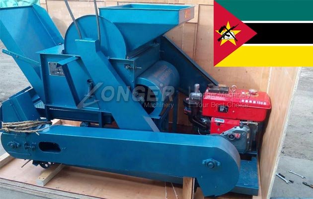 Castor Seed Shelling Machine Transported to Mozambique