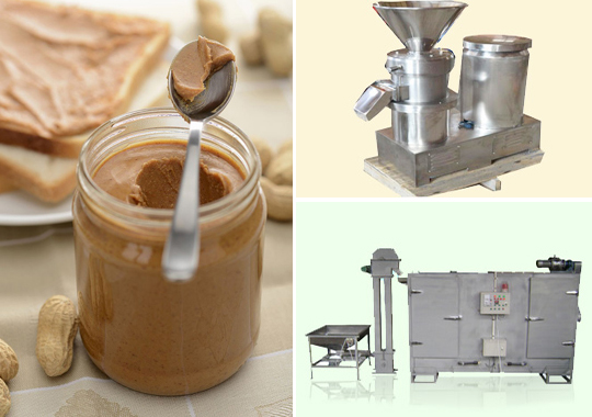 Peanut butter maker machine and peanut butter