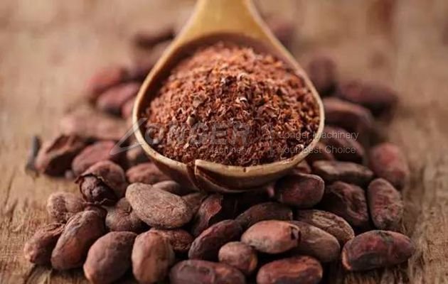 cocoa bean skin removing