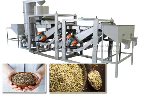 hemp seeds hulling machine 