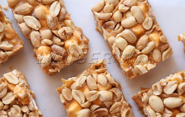 How to Make Peanut Candy Bar in the Factory?