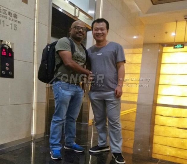 customer visiting company