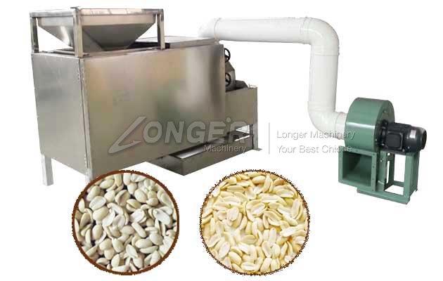 peanut peeling and kernel half machine