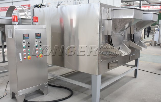 200 kg/h Groundnut Roaster Machine 